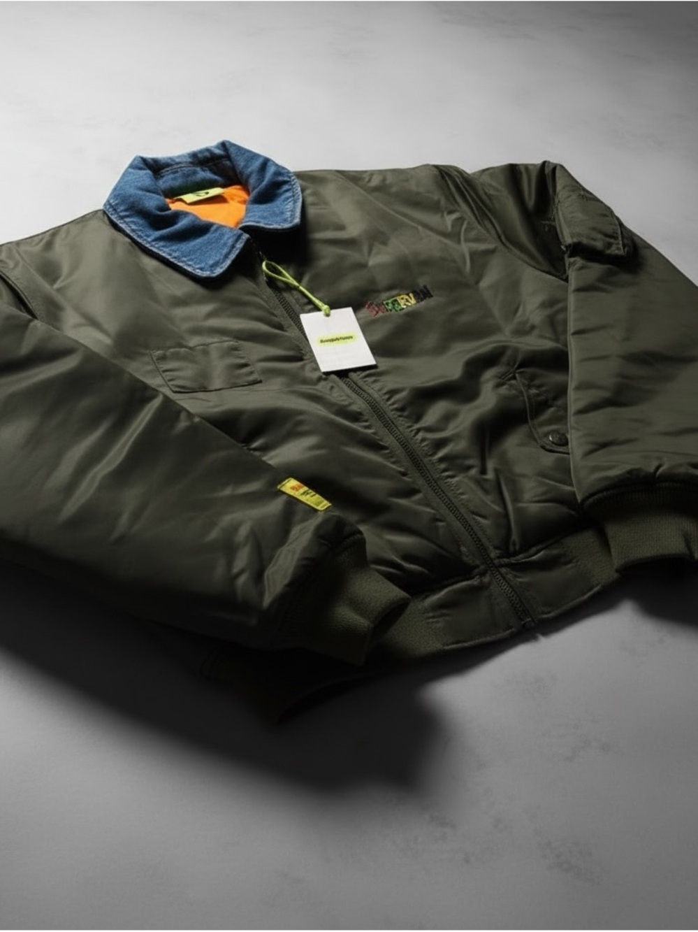 Supervsn Studios Contrast Flight Jacket - Picture 3 of 4